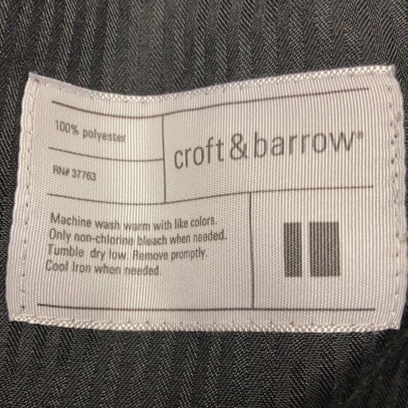 CROFT & BARROW, men’s dress pants, 38/31, tan. - Picture 10 of 10